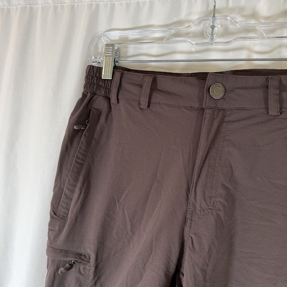 Mier Hiking Pants Women's 6 Purple Nylon Zip Cargo Pockets Button Zip - Picture 4 of 11